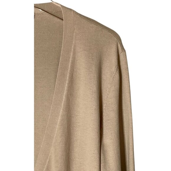 J.Jill Silk Blend Cardigan with Front Pockets (Size L) - Picture 6 of 7